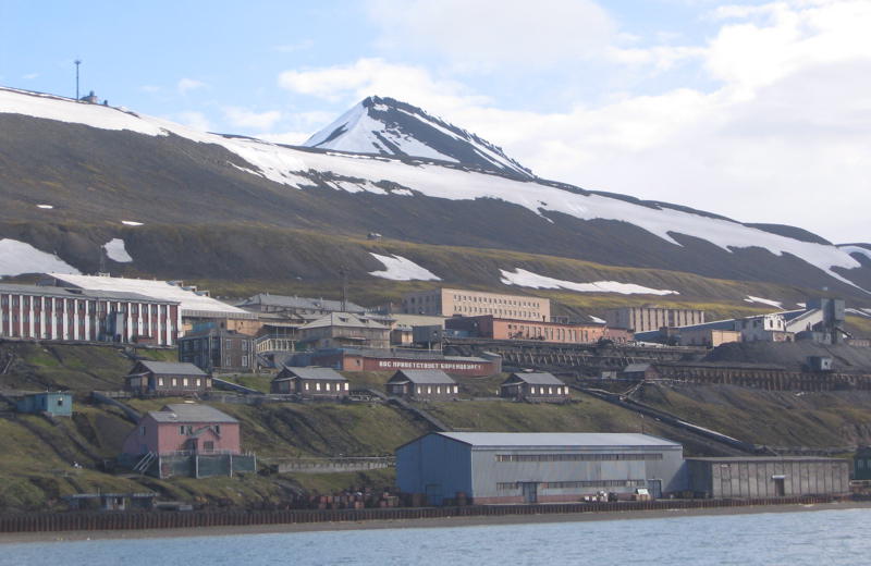 The Russian mining settlement of Barentsburg
